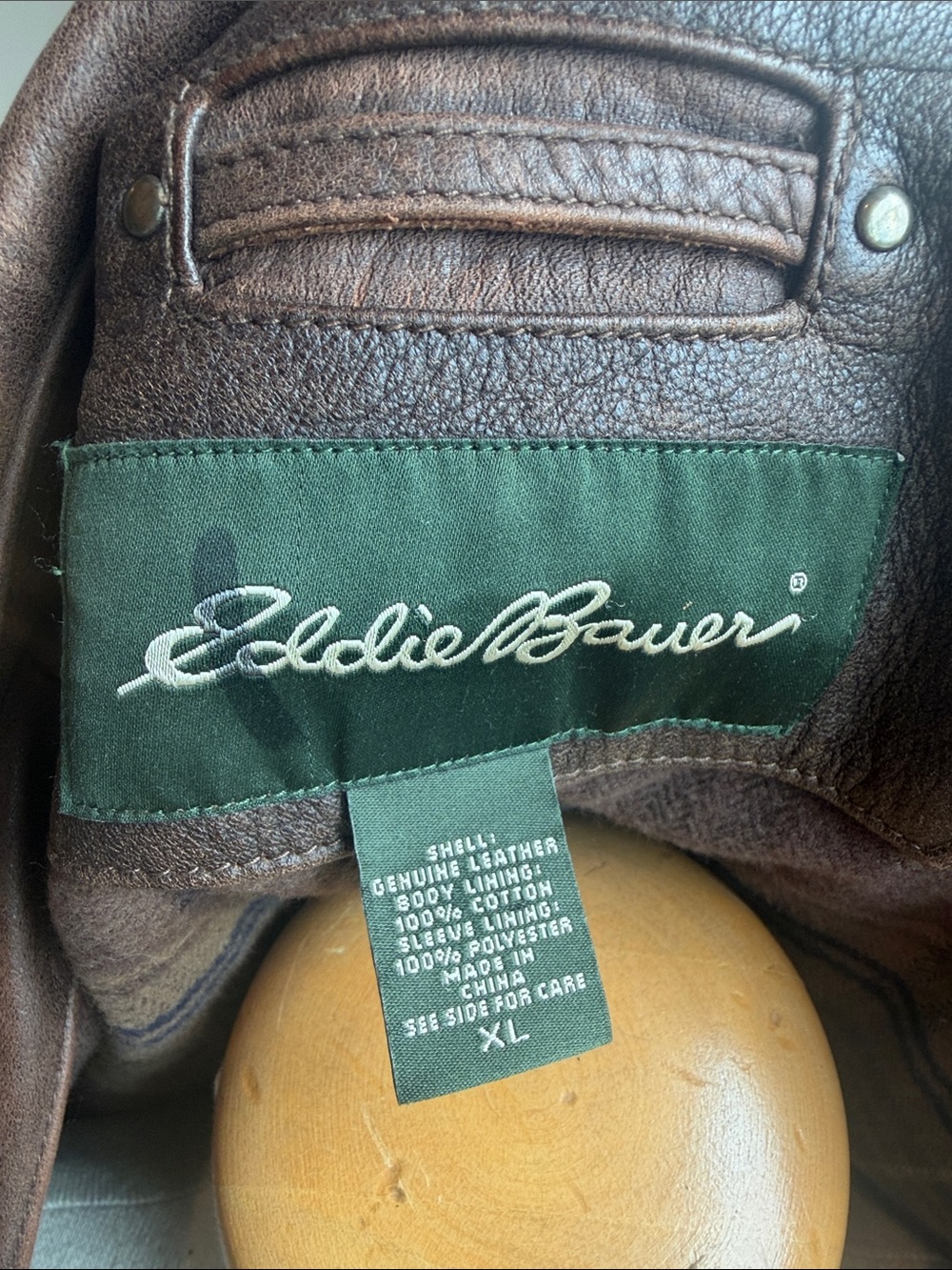 Eddie Bauer Full Grain Brown Suede Chore Field Coat - Picture 8 of 8